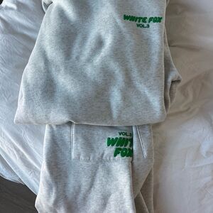 White Fox Gray Lounge Set